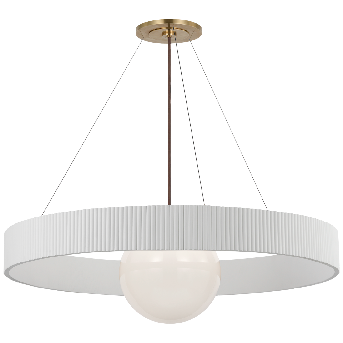 Arena 42" Ring and Globe Chandelier