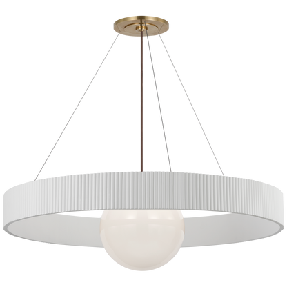 Arena 42" Ring and Globe Chandelier
