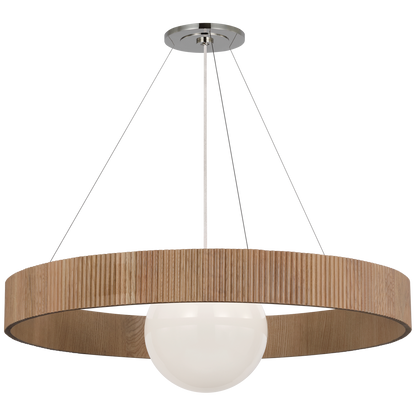 Arena 42" Ring and Globe Chandelier