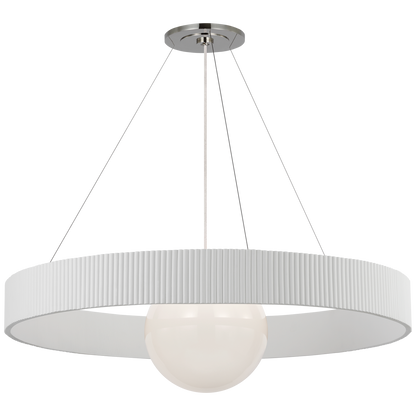 Arena 42" Ring and Globe Chandelier
