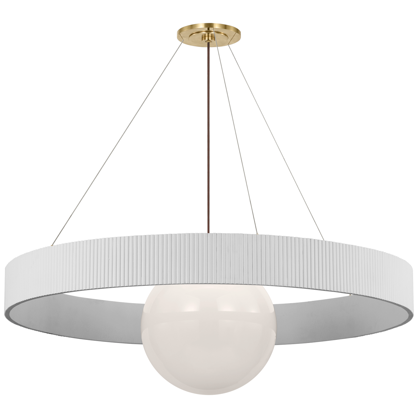 Arena 53" Ring and Globe Chandelier