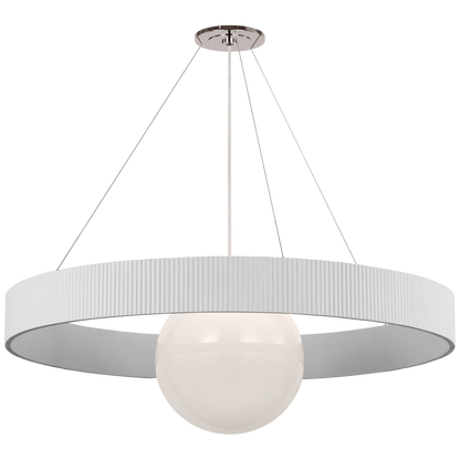 Arena 53" Ring and Globe Chandelier
