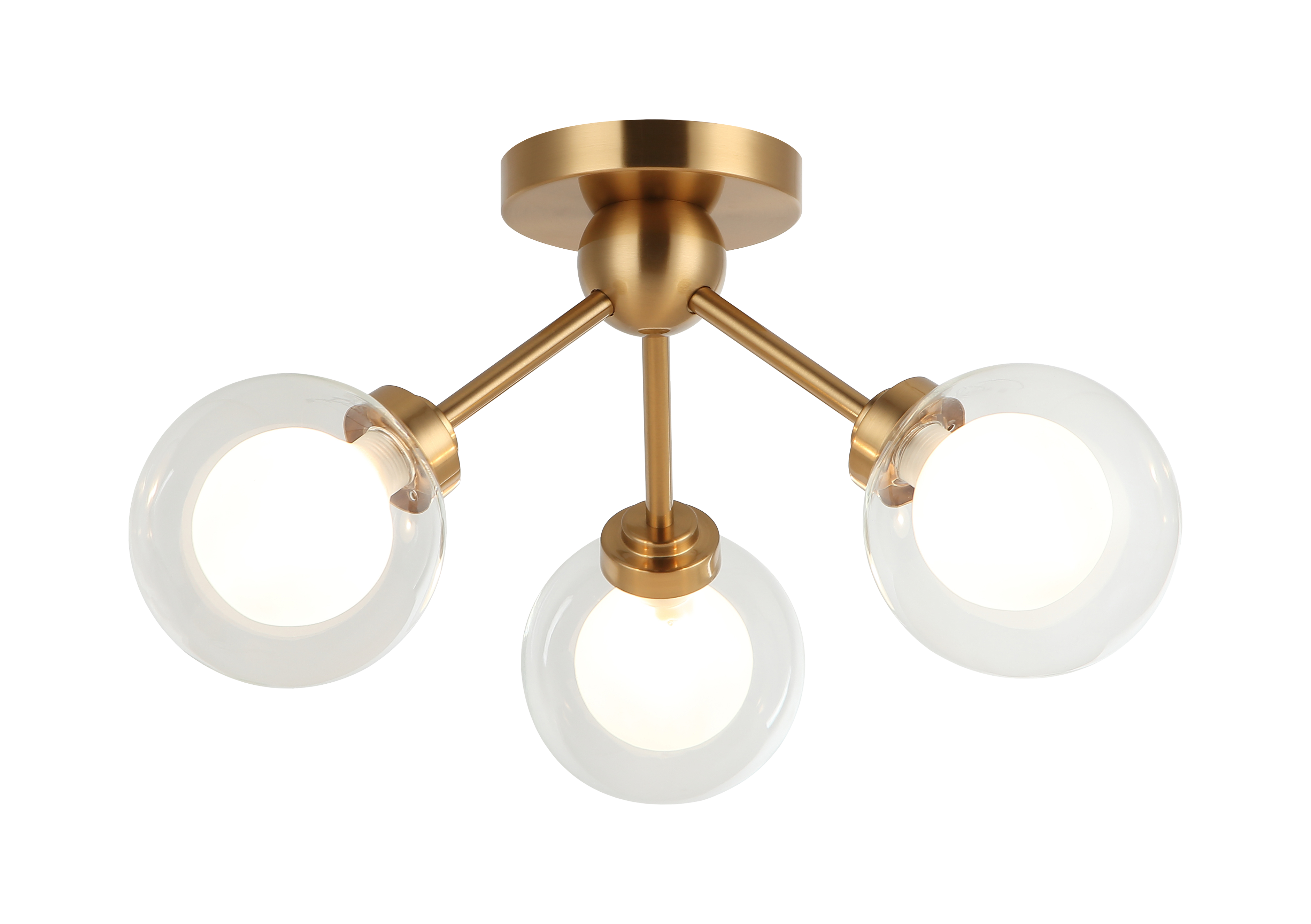 Solaris Ceiling Mount 3 Light Pendant