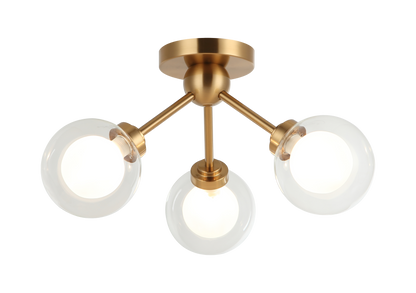 Solaris Ceiling Mount 3 Light Pendant