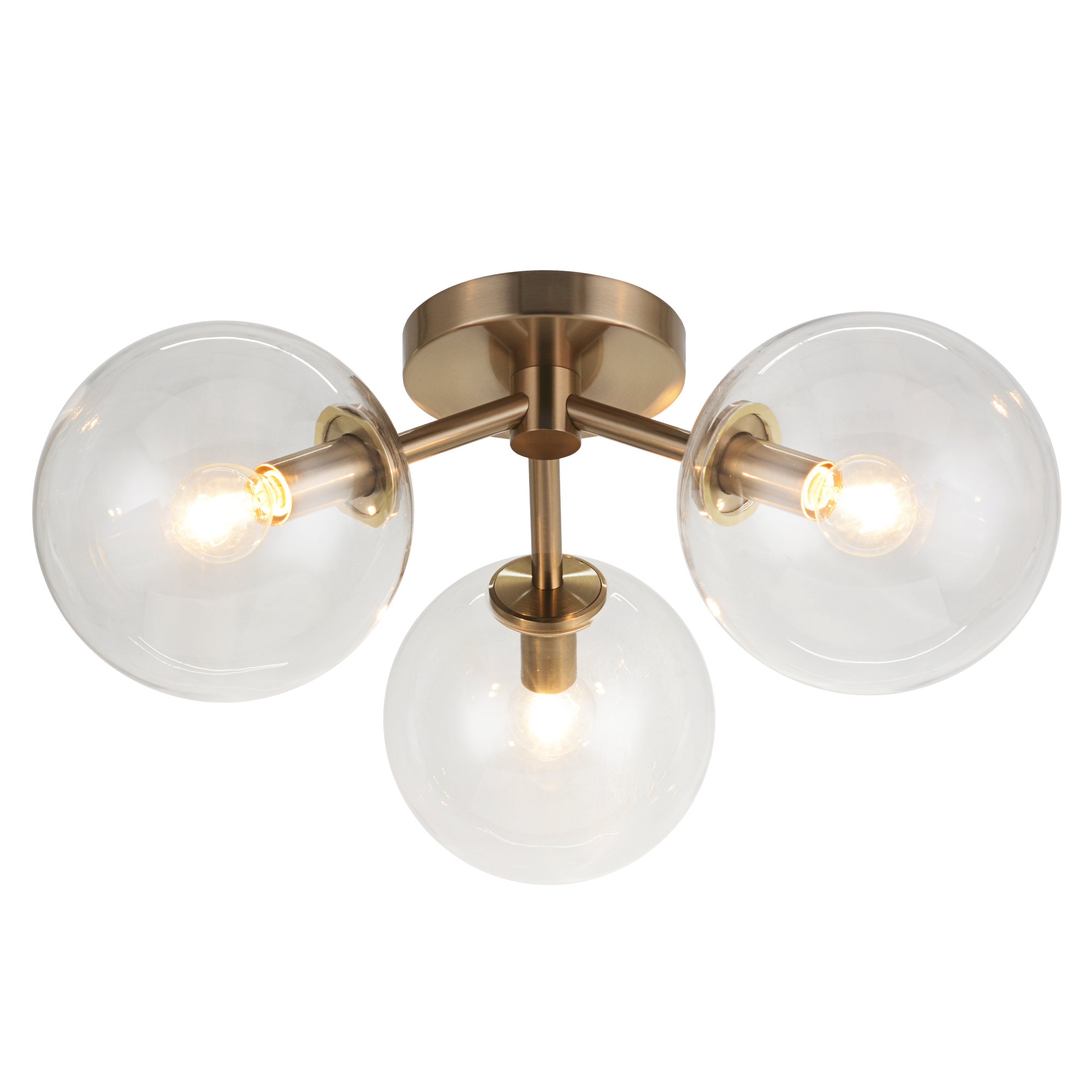 Novo Ceiling Mount 3 Light Pendant