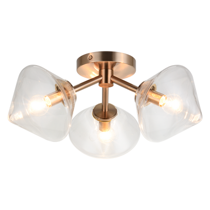 Novo Ceiling Mount 3 Light Pendant