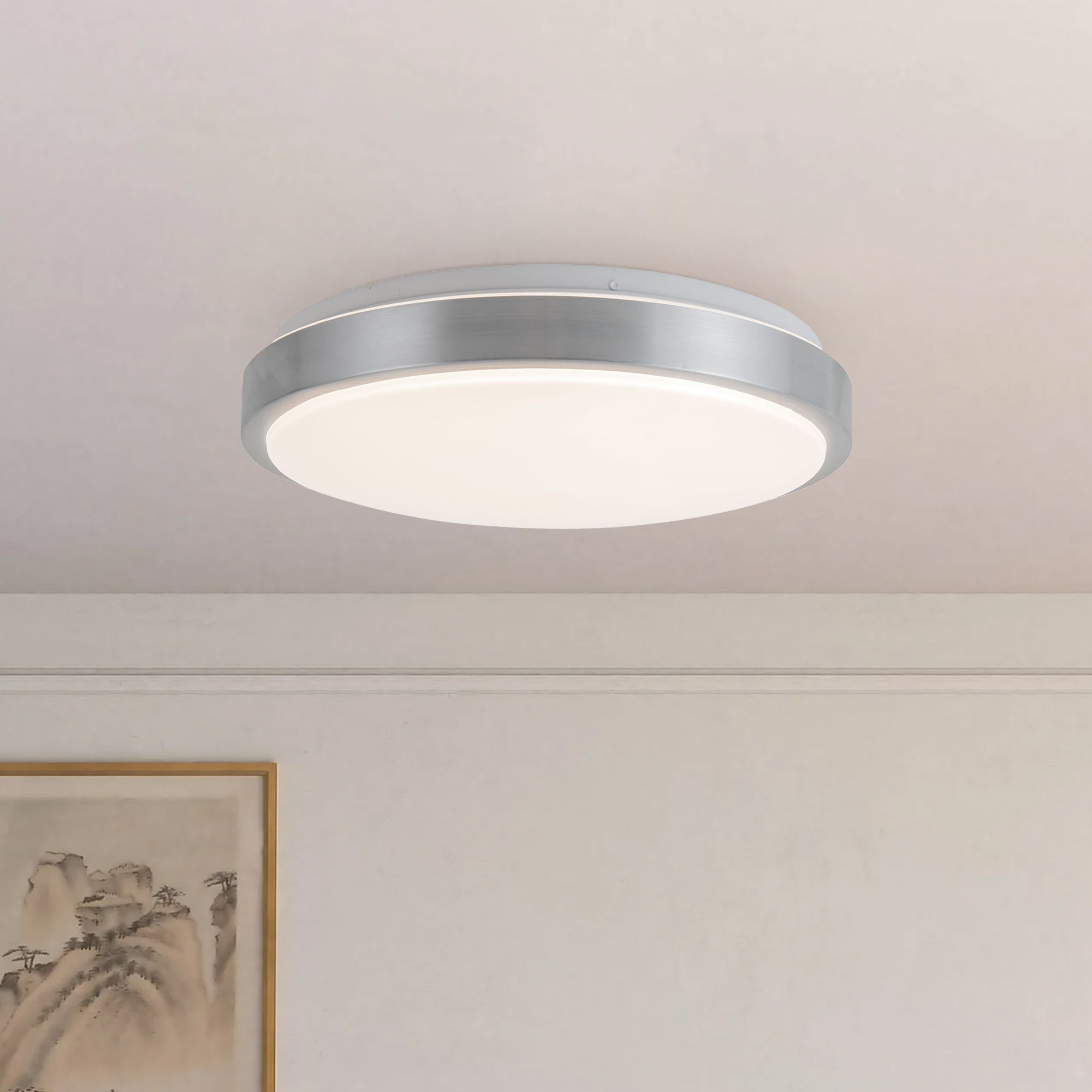 Yanis 16" dimmable LED Flush Mount
