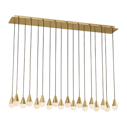 Cupola Alabaster 18 Light Chandelier