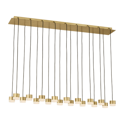 Gable Alabaster 18 Light Chandelier