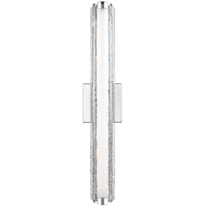 Cutler 24" Crackle Glass LED Vanity