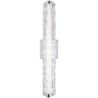 Cutler 24" Staggered Glass LED Vanity